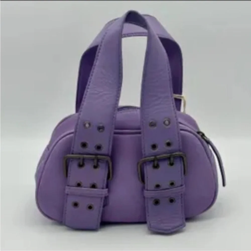 NWT Free People Say Yes Bag Lavender Leather Purse New $78 retail - Picture 2 of 9